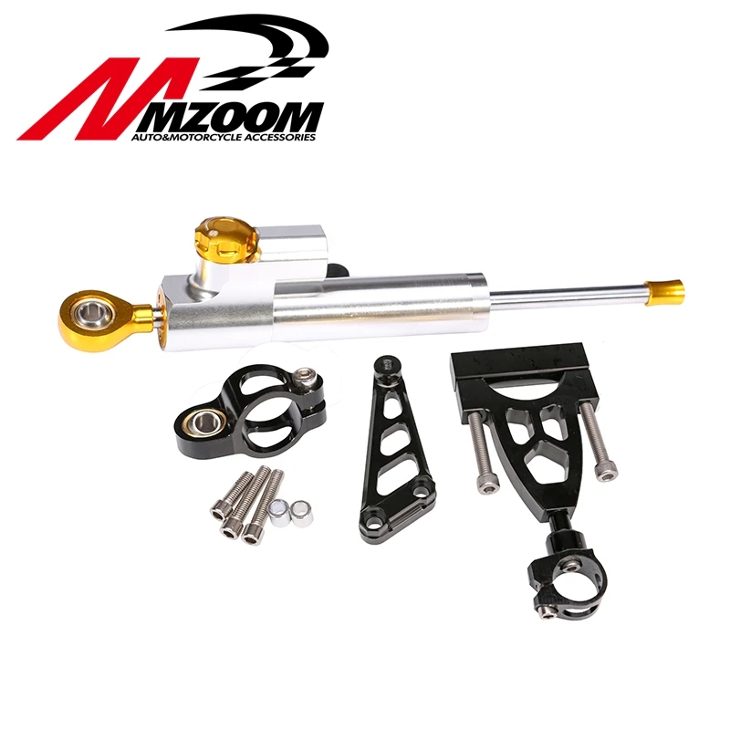 Бесплатная доставка mzoom hyperpro ЧПУ рулевой демпфер комплект для Honda CB400 VTEC 1999 2012