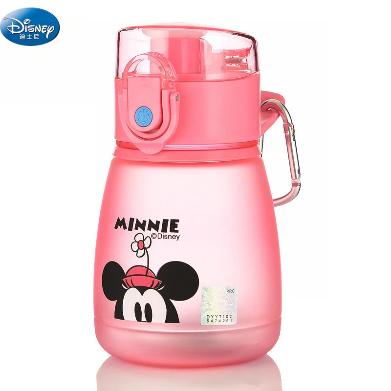 Disney 300 ML bébé Minnie Mickey alimentation tasse avec paille sport bouteille d'eau