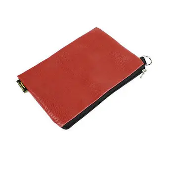 

Red Snake Pattern Nylon Lining Files Organizer Bag for A5 Paper
