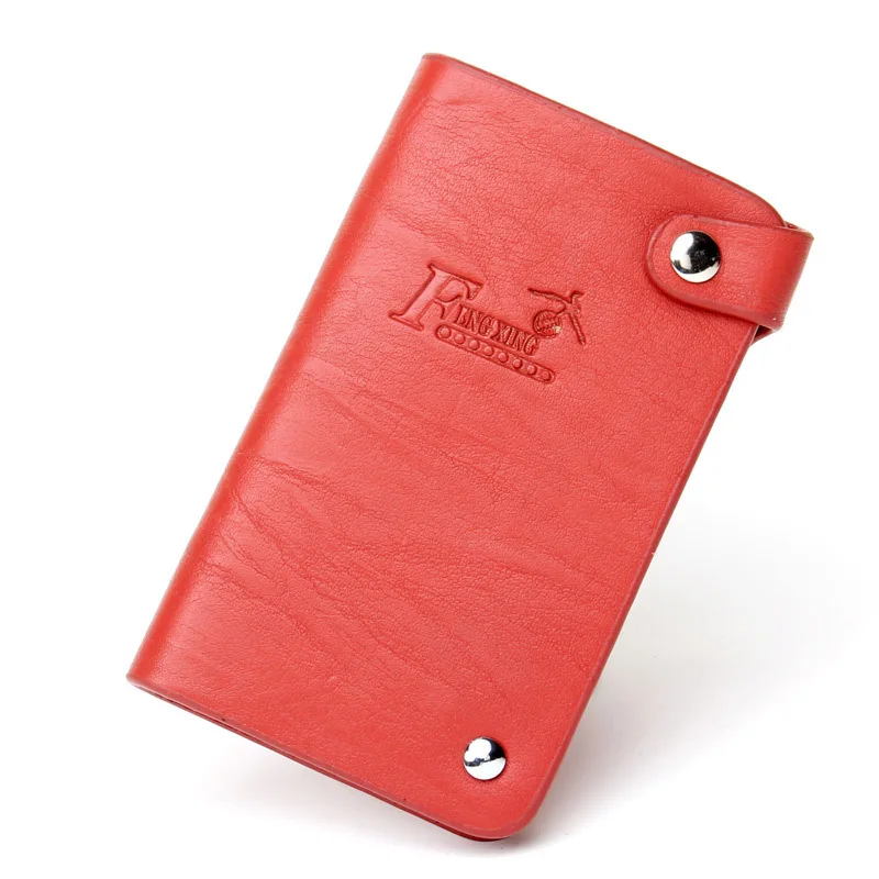 Pack Metal Women Holder Leather Credit Card Case Package Business