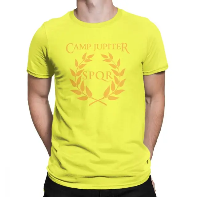 SPQR T Shirt Camp Jupiter Rick Riordan Percy Jackson T Shirt Men Summer
