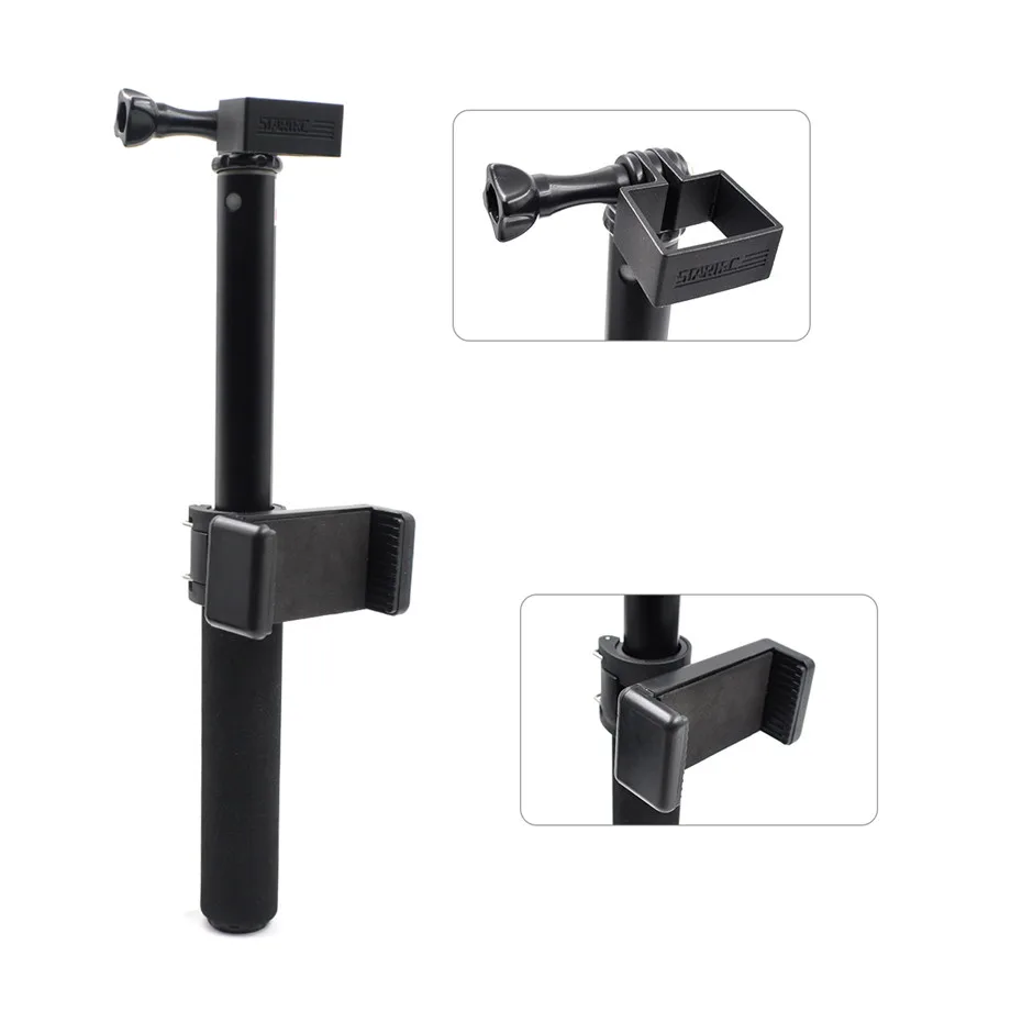 DJI OSMO Pocket Lock Phone Clip Telescopic Rod Selfie Stick Camera Transfer Micro type c Extended Cable with ABS holder-3