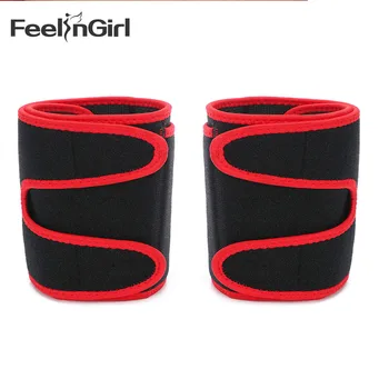 

FeelinGirl Neoprene Sweat 1 Pair Arm Trimmer Belt With Pocket Weight Loss For Men Women Slimming Arm Control Shapewear