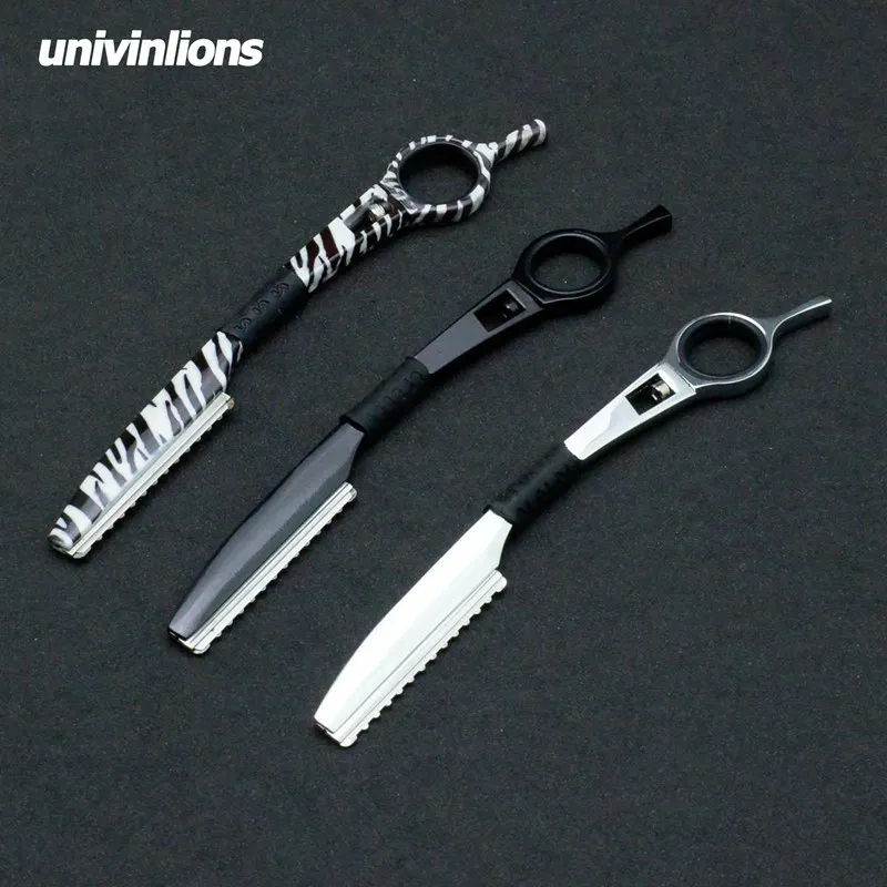 Univinlions роторная бритва для волос, Парикмахерская бритва, лезвие для стрижки, истончение, резак для волос, Парикмахерская бритва, машинка для стрижки, ножницы, прямой нож