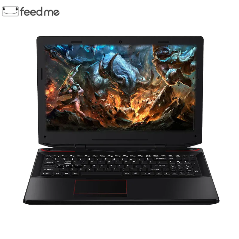 15 6 дюймовый игровой ноутбук NVIDIA GTX1060 Intel I7 7700HQ DDR5 6G видеокарта 19020x1080P Клавиатура с