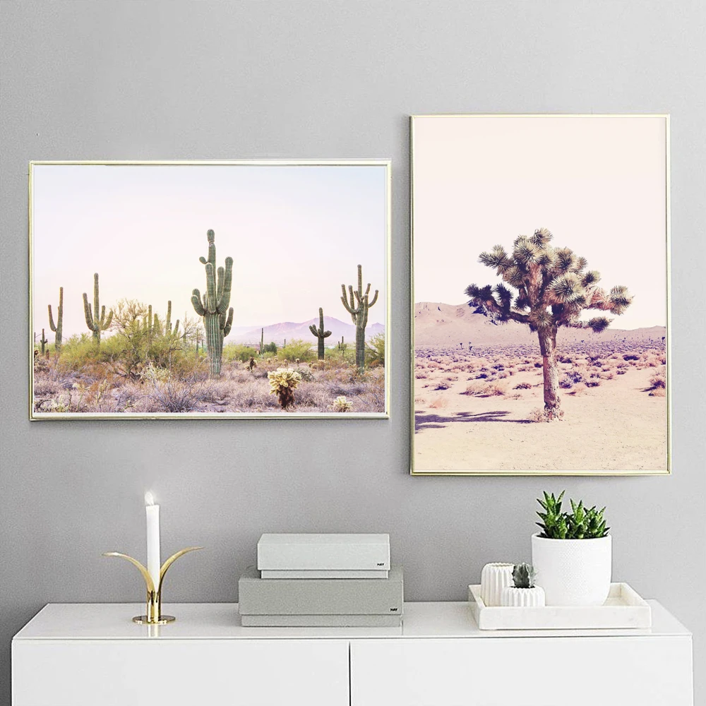 

Botanical Cactus Plant Canvas Art Print Wall Art Canvas Painting Green Posters And Prints Wall Pictures For Living Room Decor