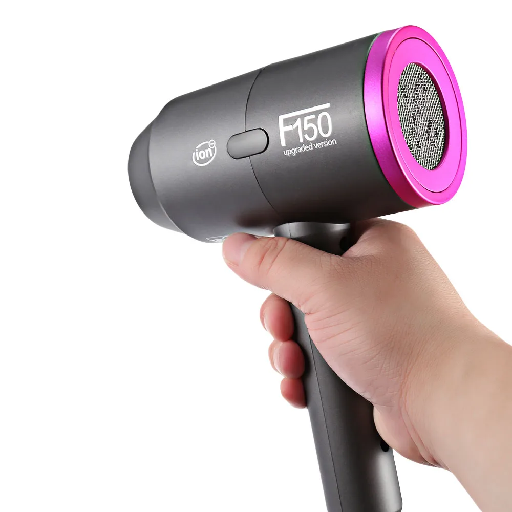 Comprar F150 profesional secador de pelo anión potente 2000 W 220 V hogar caliente frío viento aleación de aluminio rápida casa uso secador de pelo