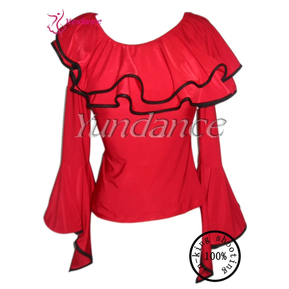 

T-32 Red Woman Dance Tops In China