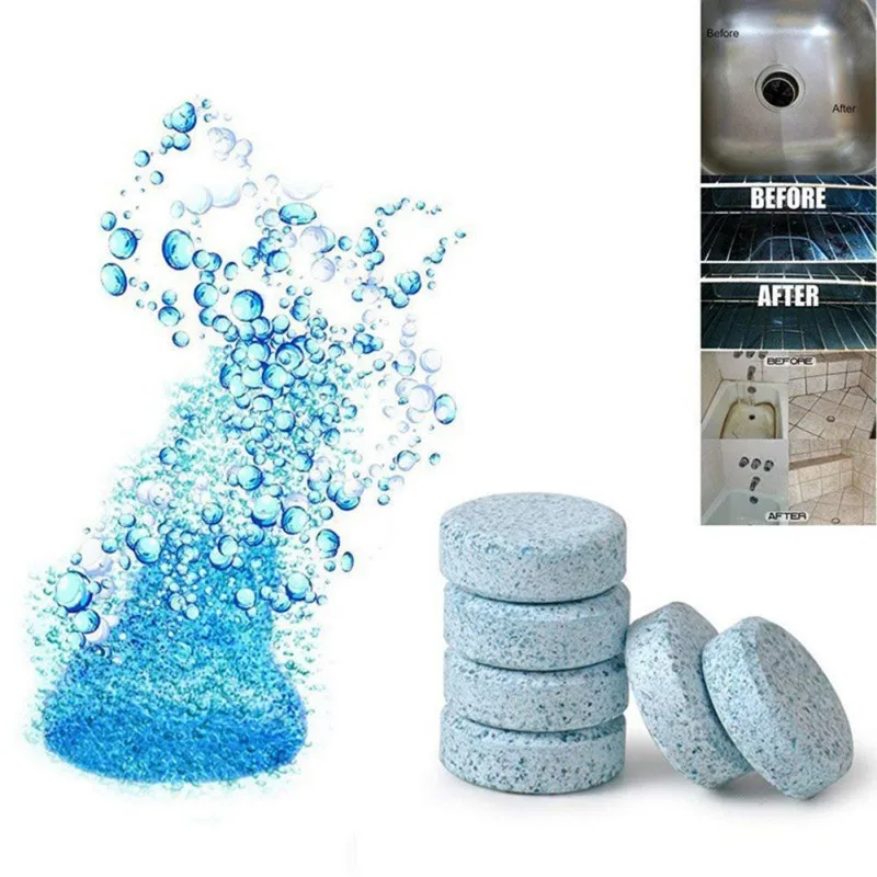 6 шт., потрясающие многофункциональные таблетки-таблетки для очистки стекла, очиститель воды, очиститель для дома, очиститель для автомобиля, очистка ветрового стекла