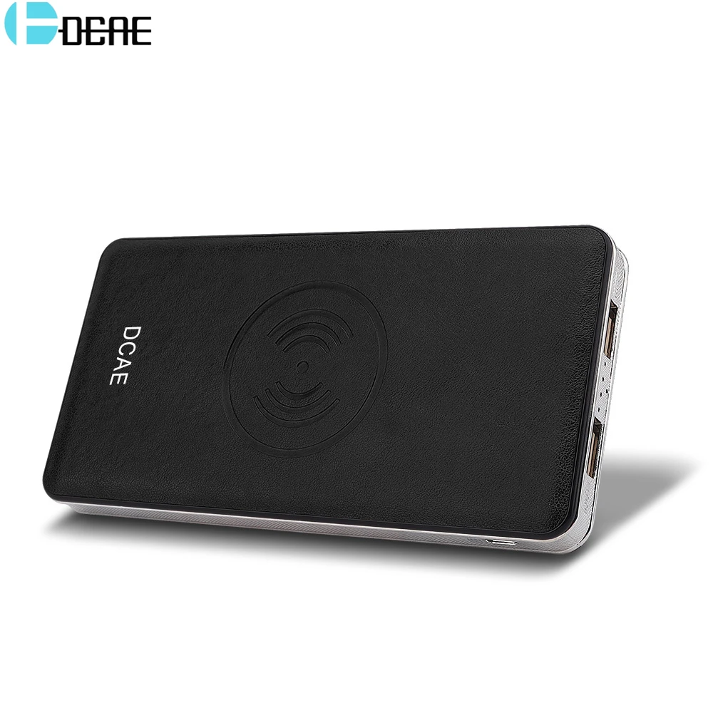 

DCAE 10000mAh QI Wireless Charger Power Bank For iPhone XS Max XR X 8 Plus Powerbank External Battery For Samsung S9 S8 Note 9 8
