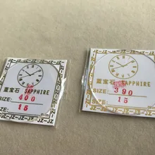 Круглые плоские часы с сапфировым стеклом-1,5 мм толщиной от 38 до 40 мм