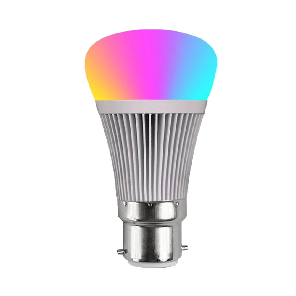 

WIFI Smart Bulb 7W E27 E26 E14 B22 RGBW Bulb Dimmable Support Amazon Alexa & Google Home Voice Control IOS/Android APP Control