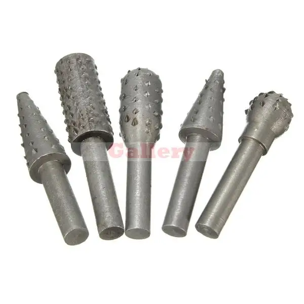 

2015 Sale Special Offer Tool Mini Drill Taladro 3 Sets Lot 5pcs 6mm Shank Rotary Rasp Bit Wood Plastic Carving File Drill Bit