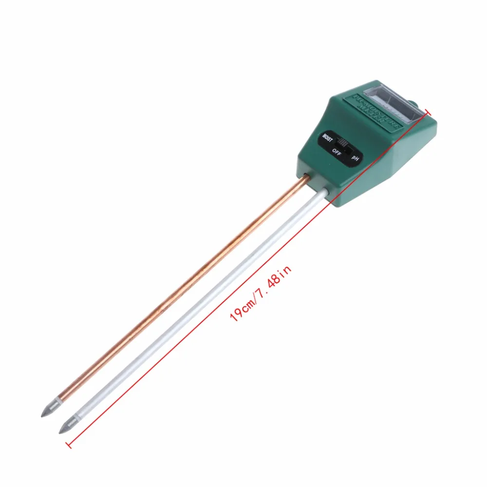 

2018 1PC 3 in 1 PH Tester Soil Water Moisture Light Analized Test Meter Detector Garden Square Shape SEP21_20
