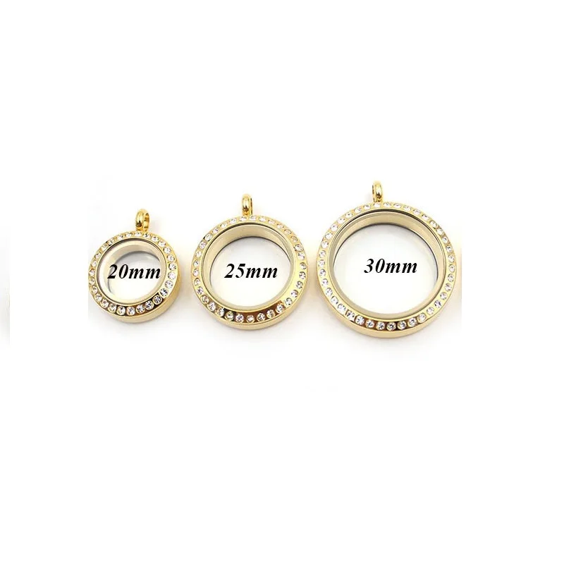 Round-Gold-Twist-Screw-Floating-Locket-316L-Stainless-Steel-Floating-Memory-Glass-With-crystal-Locket-Pendant (5)