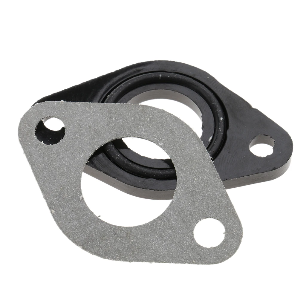 PZ19 Carburetor Inlet Isolater Gasket Ring Spacer Seal Set For 110-250CC Pit Dirt Bike