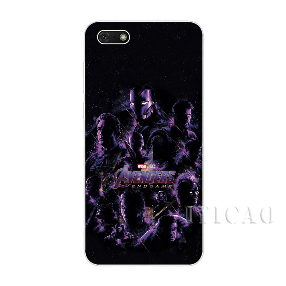 Жесткий чехол IYICAO The Avengers Final batch для huawei Honor Play Note 10 6A 6C 7A Pro 7C 7X 8C 8X8 9
