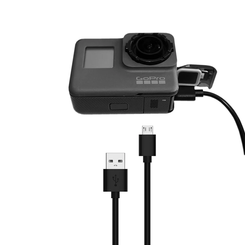 1m USB PC Data Line Sync Transfer Charging Lead Cable For Gopro Hero 5 Hero 6 Hero 7 Black Action Sport Camera Accessories (1)