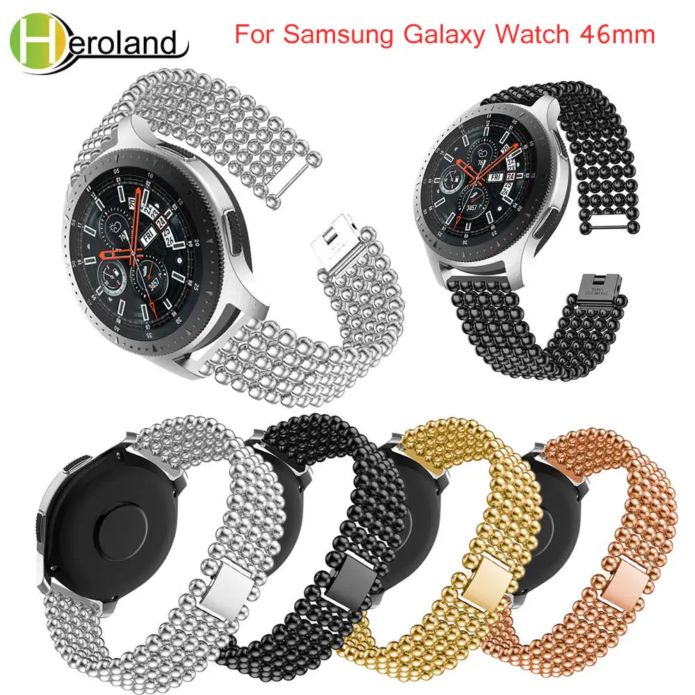 22 мм ремешок для часов из легированной стали Samsung Galaxy Watch 46 металлический Gear S3 Classic