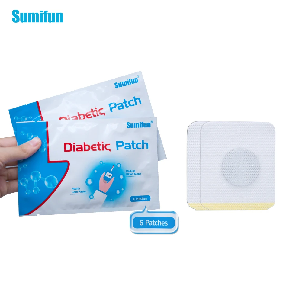 Китайский диабетический пластырь Sumifun 6 шт. для сахара облегчение глюкозы в крови