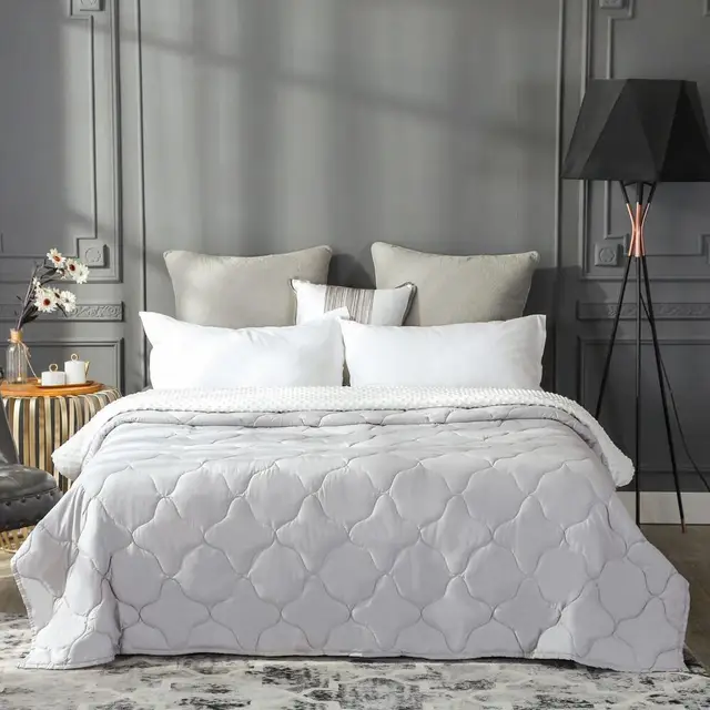 SunnyRain 1 Piece Cotton Weighted Blanket for Adult Gravity Blankets