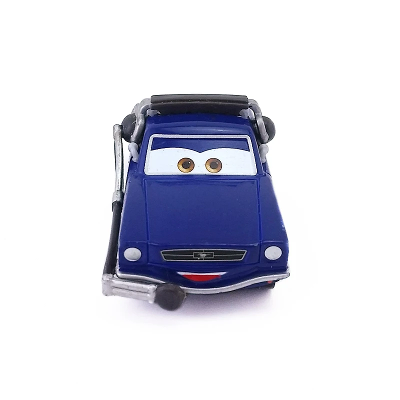 Disney Pixar Cars Brent Mustangburger с гарнитурой металлический литой под давлением игрушечный