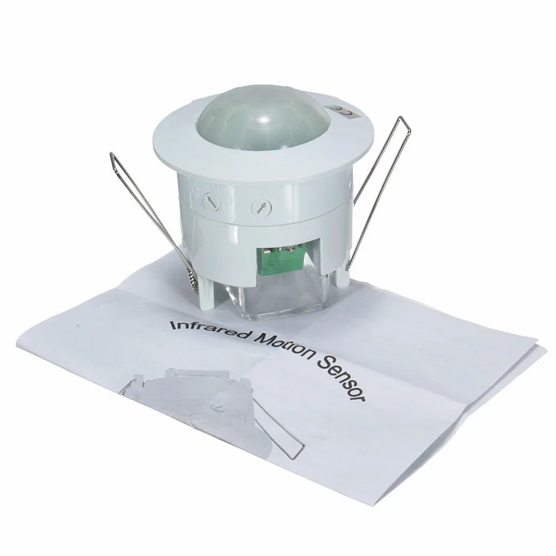 

1pcs 360 Degree Mini Recessed PIR Ceiling Occupancy Motion Sensor Detector Switch AC 220V-240V 50Hz New