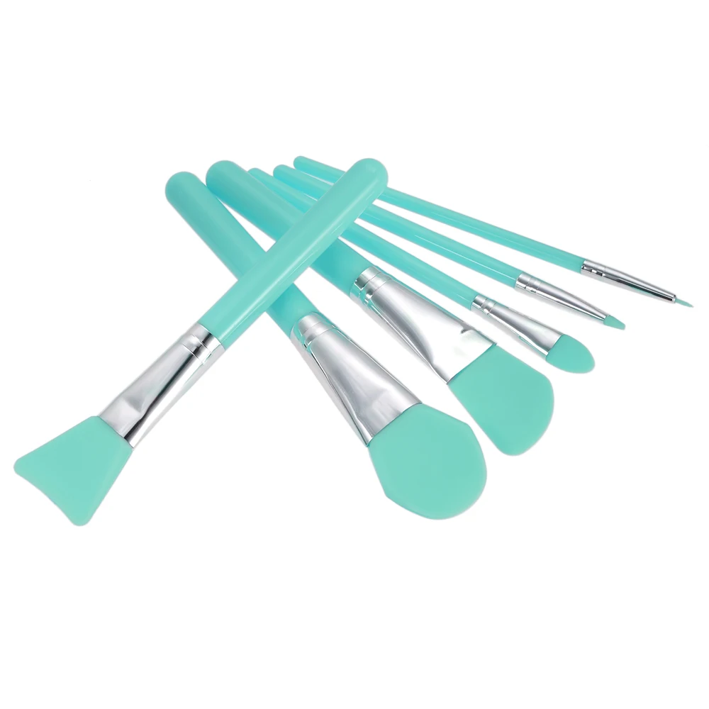 Tesoura de Maquiagem conjunto de silicone máscara facial Material : Silicone