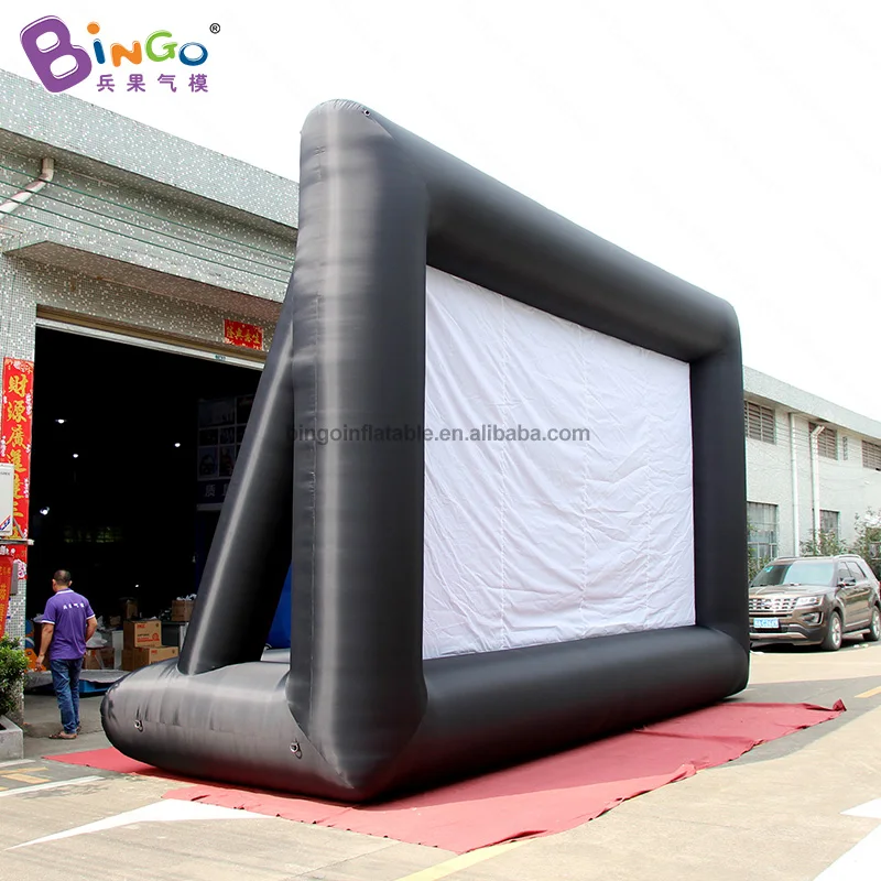  Custom made 7.3X2.7X4.8 meters inflatable projector screen / inflatable screen cinema / inflatable 