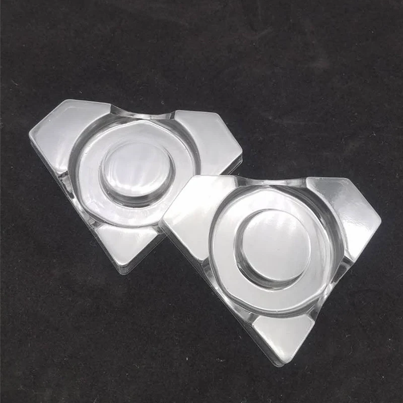 

100pcs/lot High Quality Diamond Shape Eyelash Storage Case Packing Box for Magnetic Eyelash Box Transparent Lid Clear Tray