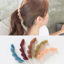 1 шт. заколки для девочек ювелирные изделия желе дикий акриловая подставка большой шпилька хвост банан клип аксессуары для волос головной убор G0403