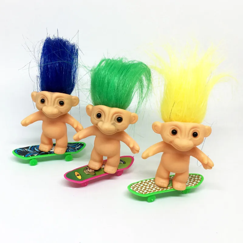 100 шт./компл. Fingerboard Mini Finger Skateboard Tech Deck пластиковый Skate Scooter Throwbacks оригинальная