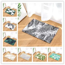 Дверной коврик с приветственной надписью принт банановые листья коврики в ванную кухонный ковер Домашние коврики для гостиной Противоскользящий коврик для украшения дома