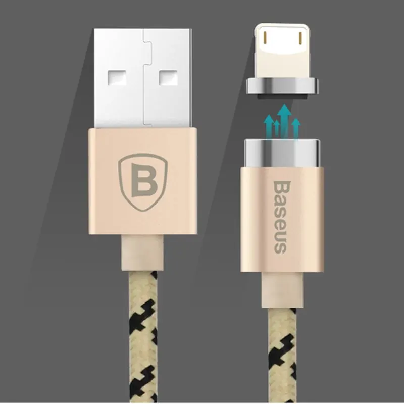 Baseus Magnetic Micro USB Cable Adapter Data Sync Charging Cable For Samsung HTC LG iPhone 5S SE 6S Plus 7 7PLUS Magnet Charger