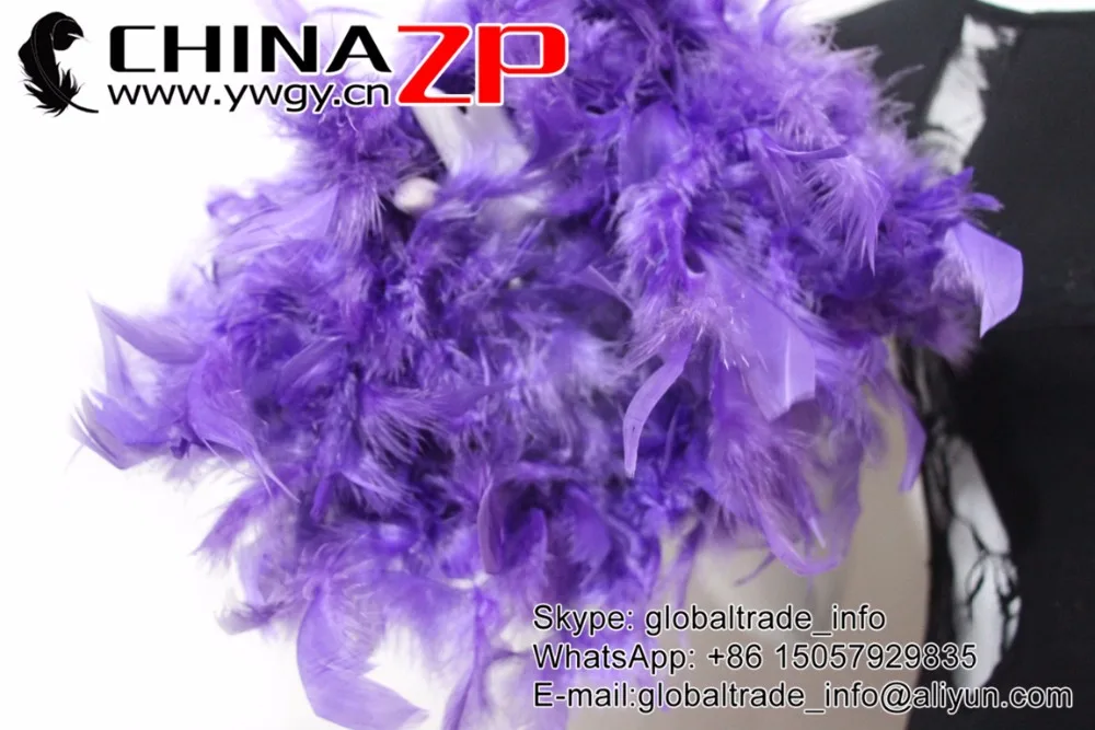 16 wholesale 40g turkey feather boas  (7)