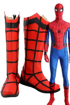 

Spiderman Boots Shoes Cosplay Superhero spider-man homecoming Cosplay Costume Spider-Man shoes For Adult Men European Size