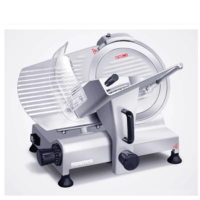

220V Commercial Electric Meat Slicer Beef Frozen Meat Cutting Machine Semi-automatic 12 Inch Mutton Roll Machine EU/AU/UK Plug