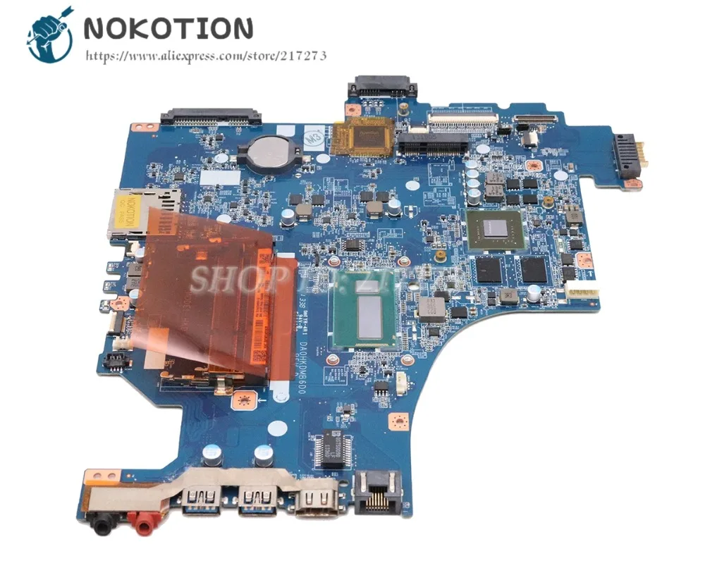 Greatest  NOKOTION For Sony Vaio SVF15 SVF153 Laptop Motherboard A1971744A DA0HKDMB6D0 MAIN BOARD SR170 I5-42