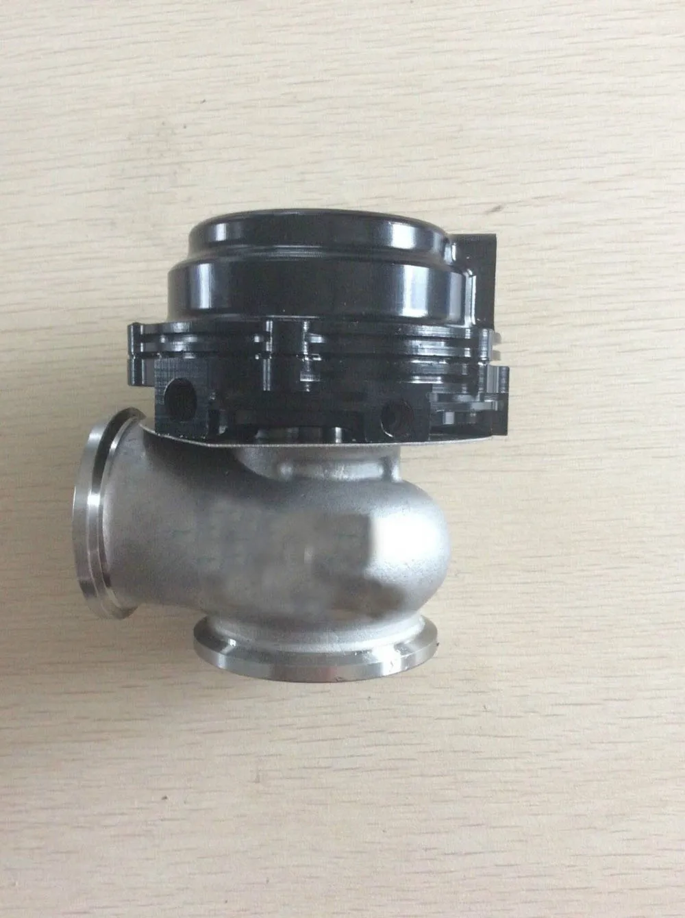 Brand new bov 44mm Wastegate WITH VBAND FLANGES V44 Black PSI 7,14,17