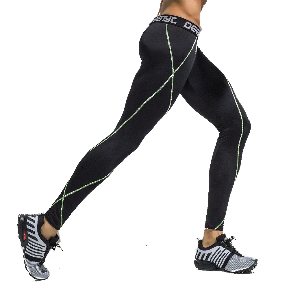 Men's PRO Stretch Compression Fitness Pants Speed Dry Exercise Running Basketball Riding Tight | Спорт и развлечения