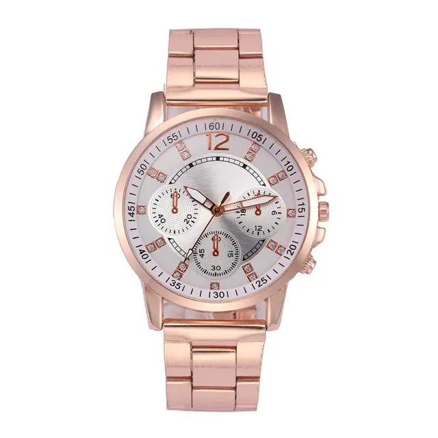 Fashion Women Crystal Stainless Steel Analog Quartz Wrist Watch Bracelet female Fashion Women Crystal Stainless Steel Analog Quartz Wrist Watch Bracelet female