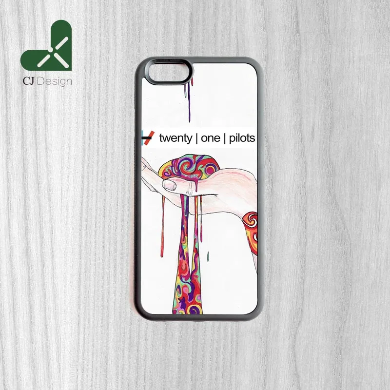 Модные Стиль Twenty One Pilots печать сотовый телефон чехол для iPhone 6 6S и плюс мягкий В