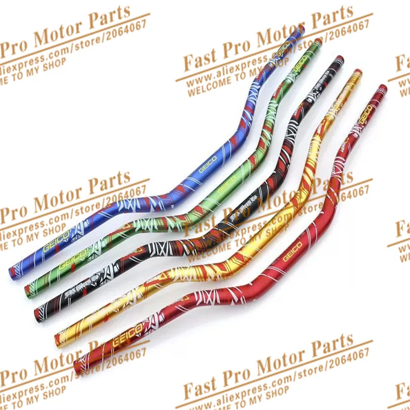 Aluminum 800mm 22mm Handlebar dirt pit bike 7//8/"inch Handle bar motocross road