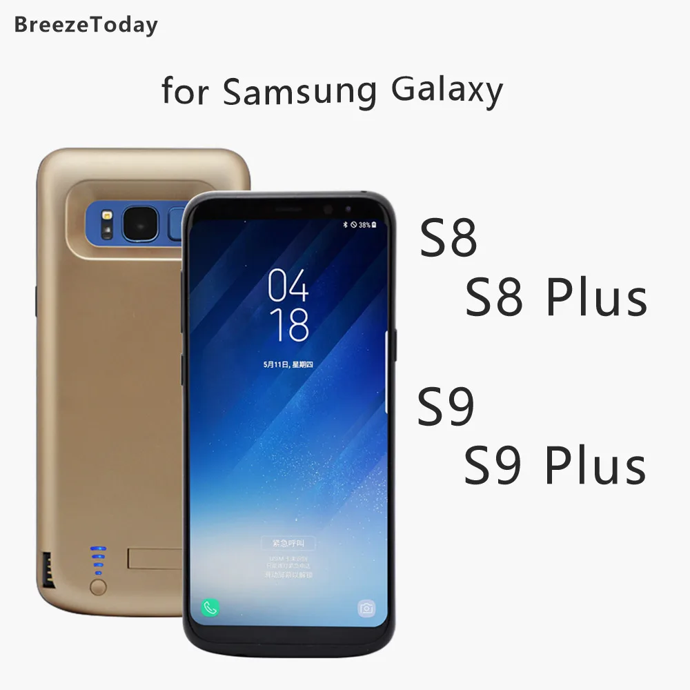 

5000 6500mAh Battery Case Power Case For Samsung S8 S8 Plus S9 S9 Plus Battery Charging Case Power Bank  