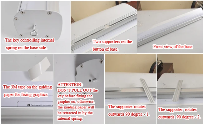 Roll Up Banner Stand base
