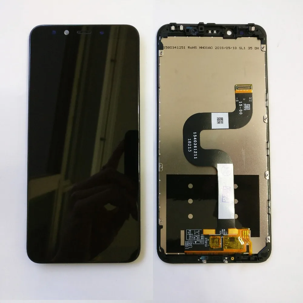 Для Xiaomi mi A2 mi A2 ЖК-дисплей дигитайзер сенсорный экран Замена для Xiaomi mi 6X mi 6x Запчасти для телефонов жк-дисплей с рамкой