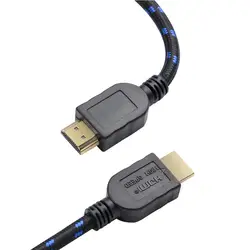 Кабель HDMI-HDMI с ферритовые кольца плетеные 4 K HDMI кабель Поддержка 3D для HD ТВ ЖК-дисплей ноутбука PS3 проектор компьютер