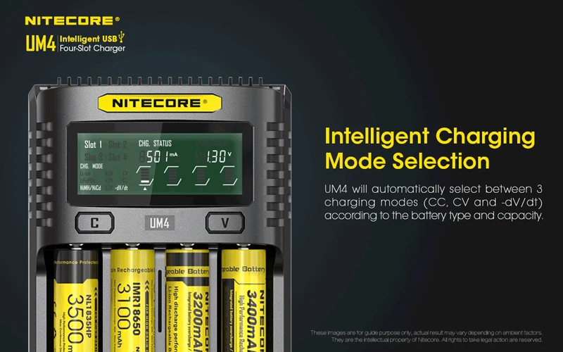 Nitecore UM4 Four-Slot USB Charger (14)