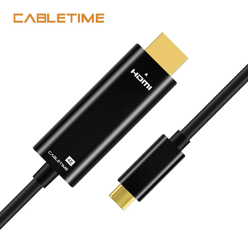Кабель Переходник USB C к HDMI 4K 60 Гц Type DP для Samsung Galaxy S9/S8 Huawei MacBook C025|Кабели VGA| |