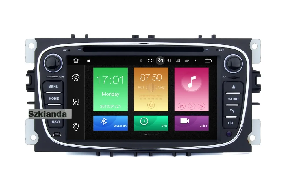 Clearance 7inch Android 8.0 2Din Car DVD Player For FORD Focus DVD MaAX Mondeo Radio 2Din With 4G Wifi GPS Navi Radio free Map+DVR 14